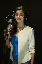 Alia Bhatt at a song recording for Highway